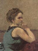 Jean-Baptiste Camille Corot, Frau in Blau